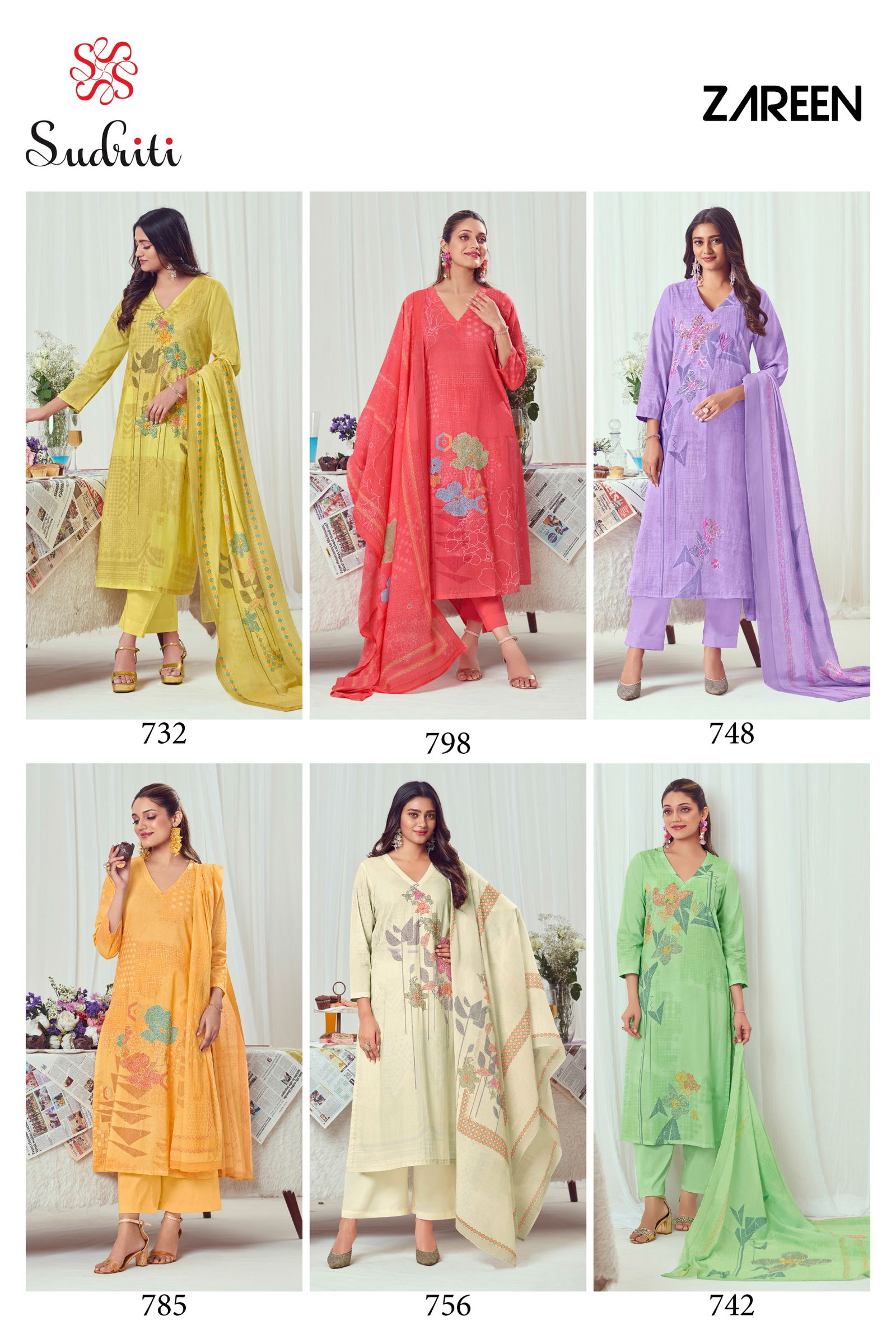 Zareen By Sudriti Cotton Printed Designer Salwar Suits Wholesale Shop In Surat